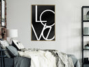 Poster - Simply Love  - goud