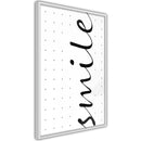 Poster - Smile  - wit
