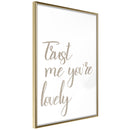 Poster - Compliment  - goud