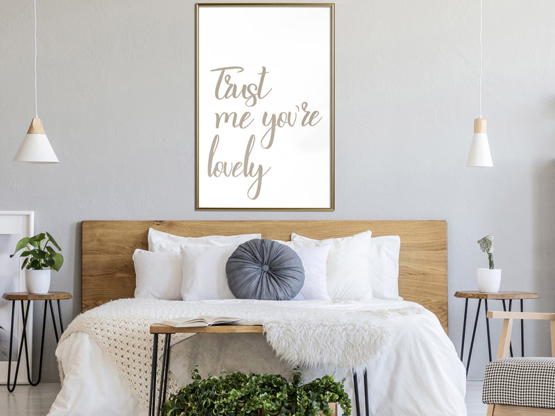 Poster - Compliment  - goud