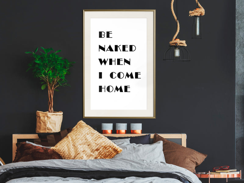 Poster - Special Request  - goud passepartout