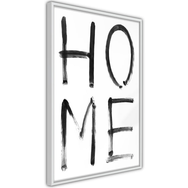 Poster - Simply Home (Vertical)  - wit