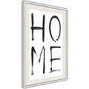Poster - Simply Home (Vertical)  - wit passepartout
