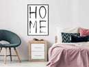 Poster - Simply Home (Vertical)  - zwart