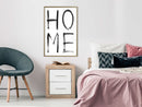 Poster - Simply Home (Vertical)  - goud