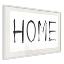 Poster - Simply Home (Horizontal)  - wit passepartout
