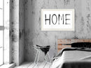 Poster - Simply Home (Horizontal)  - wit passepartout