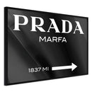 Poster - Prada (Black)  - zwart