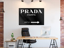 Poster - Prada (Black)  - zwart
