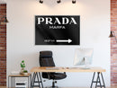 Poster - Prada (Black)  - wit