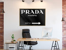 Poster - Prada (Black)  - goud