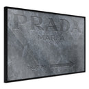 Poster - Prada (Grey)  - zwart