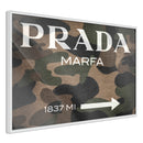 Poster - Prada (Camo)  - wit