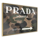 Poster - Prada (Camo)  - goud