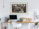 Poster - Prada (Camo)  - goud passepartout
