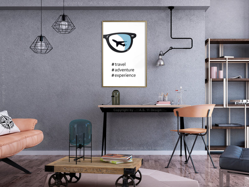 Poster - Life Goals  - goud