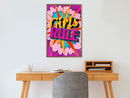 Poster - Girls Rule (Colour)  - goud