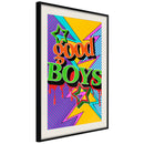 Poster - Good Boys  - zwart passepartout