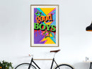 Poster - Good Boys  - goud passepartout