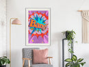 Poster - Bang!  - wit passepartout