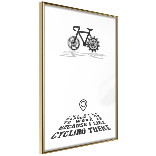 Poster - Good Motivation  - goud