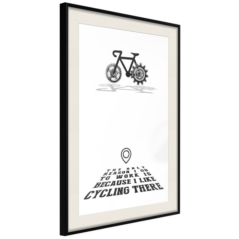 Poster - Good Motivation  - zwart passepartout