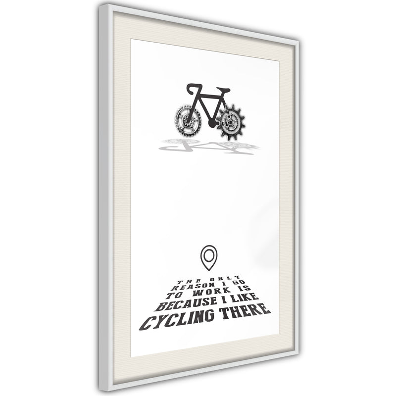Poster - Good Motivation  - wit passepartout
