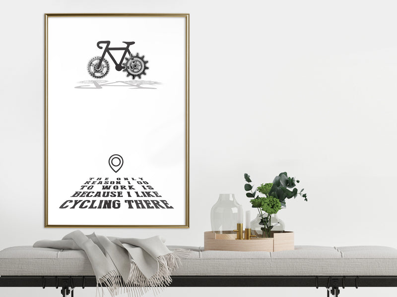 Poster - Good Motivation  - goud