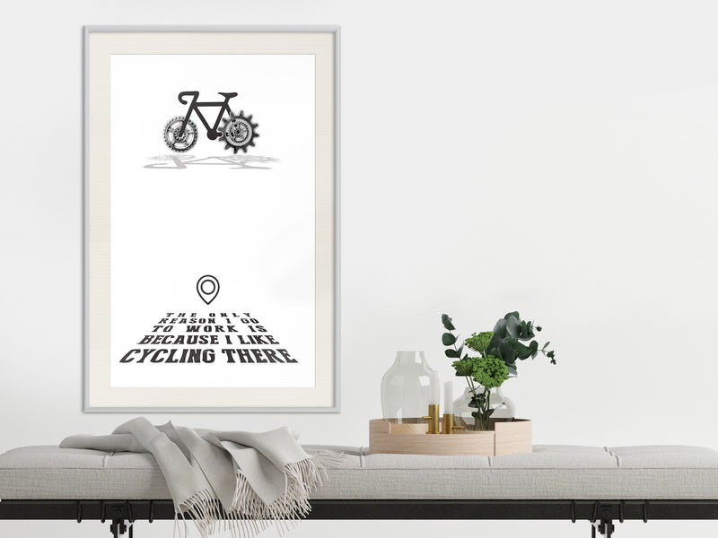 Poster - Good Motivation  - wit passepartout