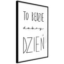 Poster - Good Day  - zwart
