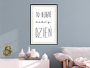 Poster - Good Day  - zwart passepartout