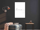 Poster - Love Pulse  - zwart