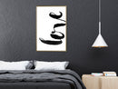 Poster - Love Sideways  - goud