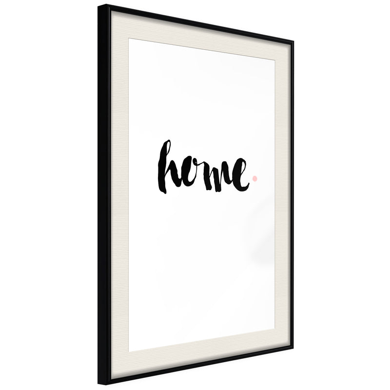 Poster - Your Own Place  - zwart passepartout