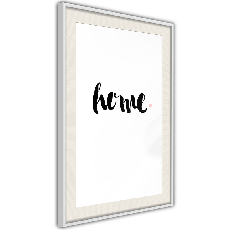 Poster - Your Own Place  - wit passepartout