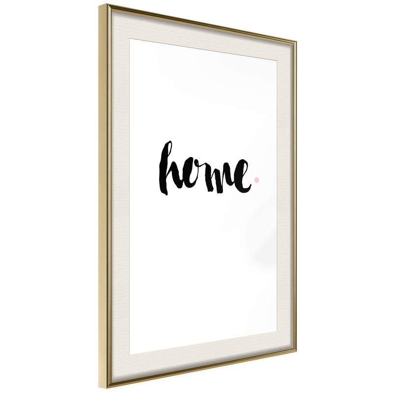 Poster - Your Own Place  - goud passepartout