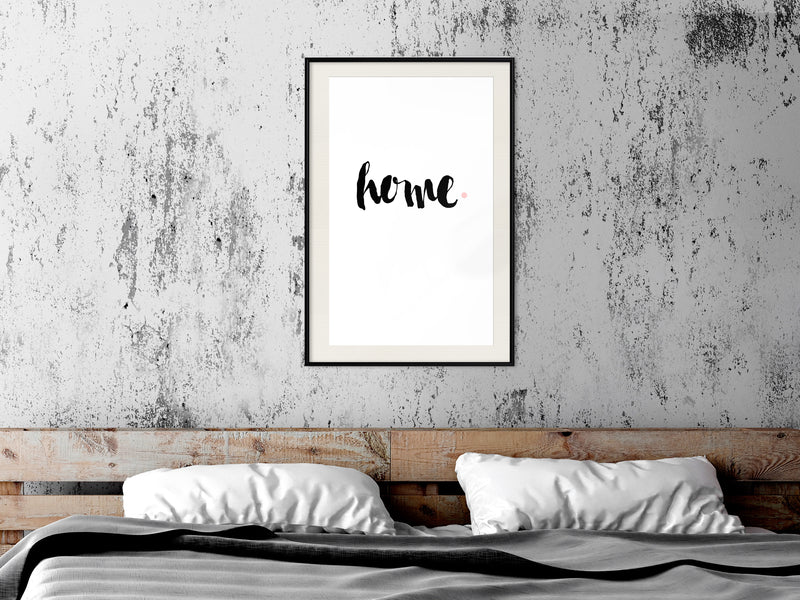 Poster - Your Own Place  - zwart passepartout