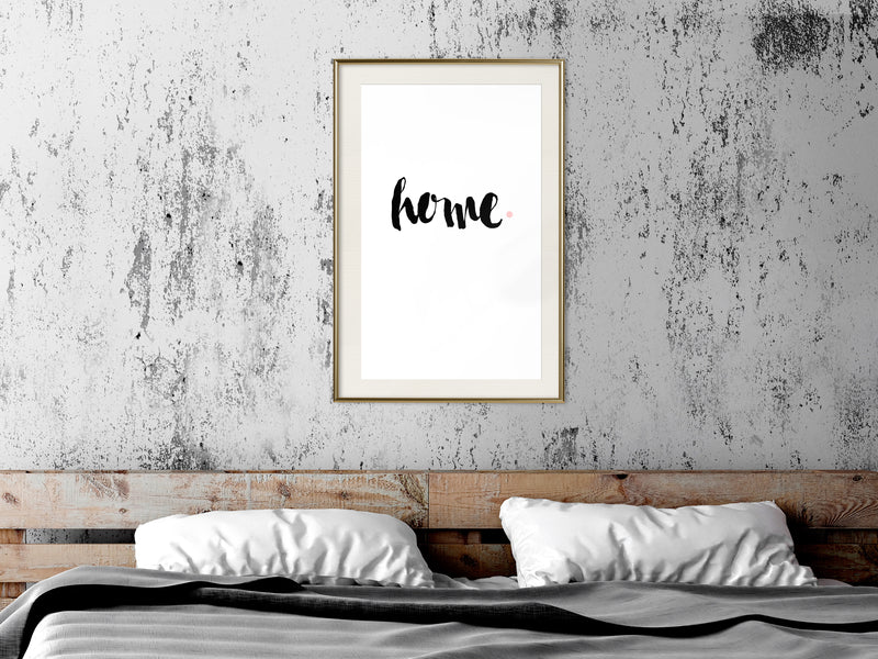 Poster - Your Own Place  - goud passepartout