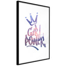 Poster - Girl Power  - zwart