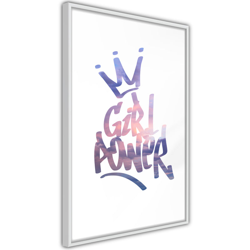 Poster - Girl Power  - wit