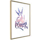 Poster - Girl Power  - goud