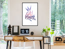 Poster - Girl Power  - zwart