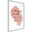 Poster - Dreams Lead to Success  - wit