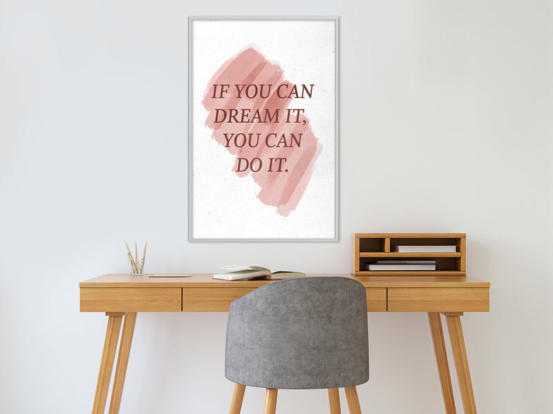 Poster - Dreams Lead to Success  - wit