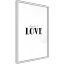 Poster - Simple Love  - wit