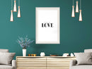 Poster - Simple Love  - wit passepartout
