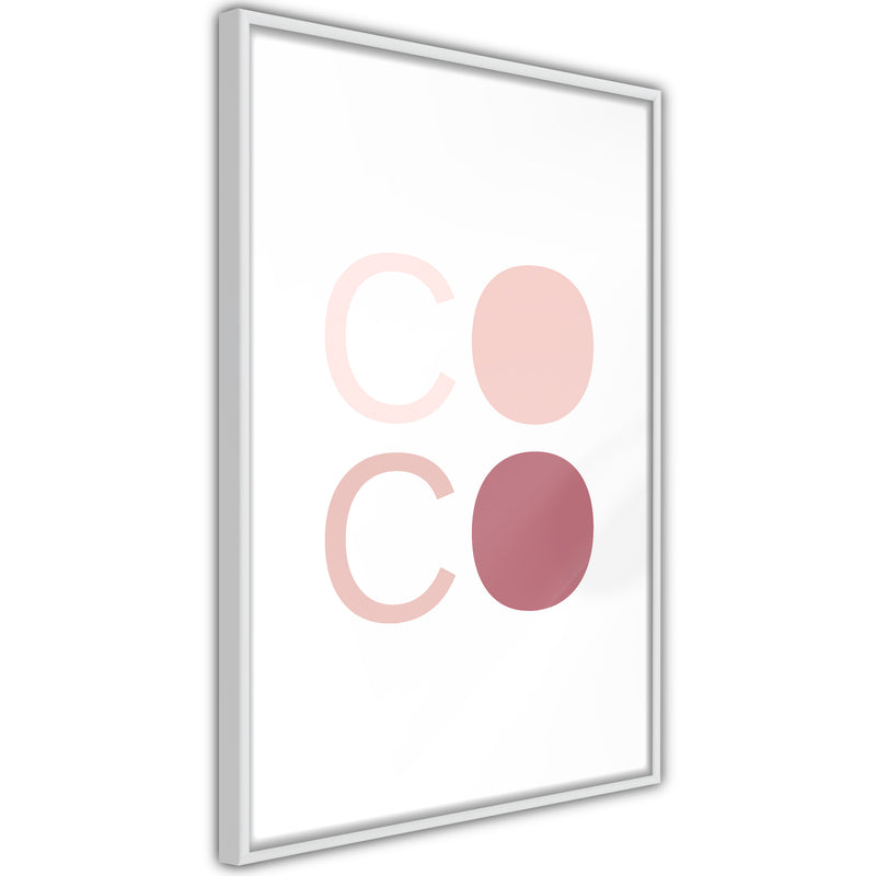 Poster - Different Shades of Coco  - wit