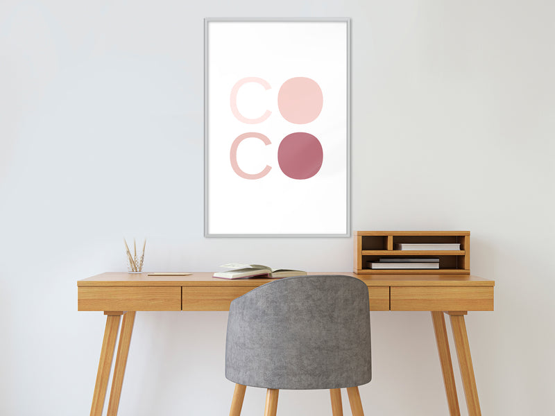 Poster - Different Shades of Coco  - wit