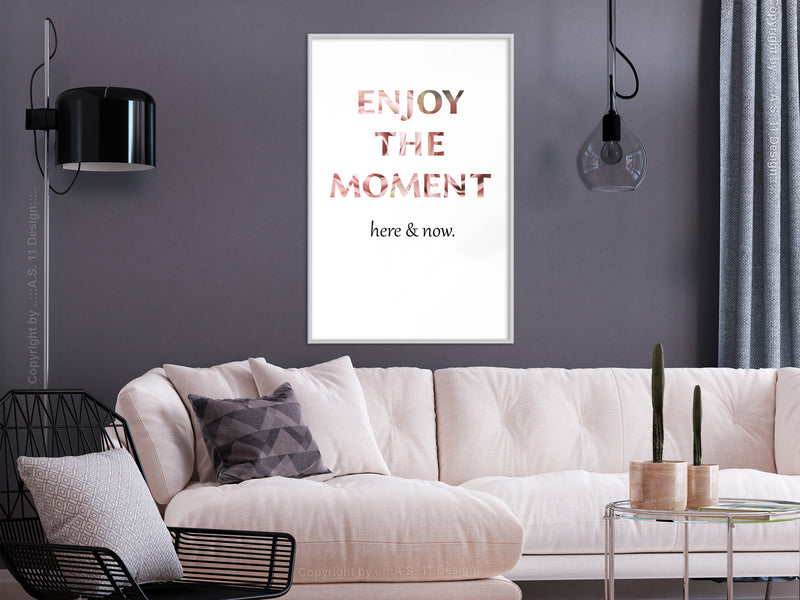 Poster - Here and Now  - wit