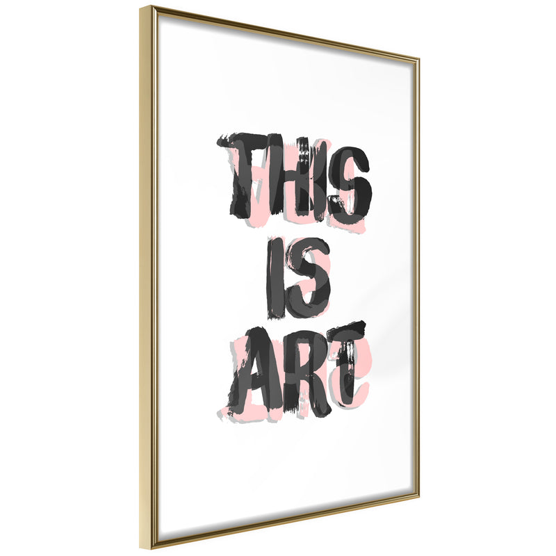 Poster - Art  - goud